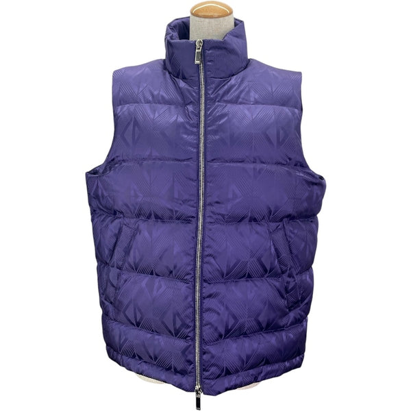 クリスチャン・ディオール Christian Dior CDダイヤモンド総柄ダウンベスト 033C410C5711 パープル ナイロン メンズ ダウンベスト