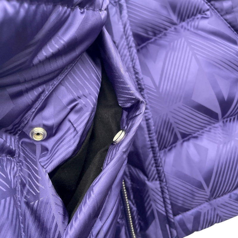 クリスチャン・ディオール Christian Dior CDダイヤモンド総柄ダウンベスト 033C410C5711 パープル ナイロン メンズ ダウンベスト