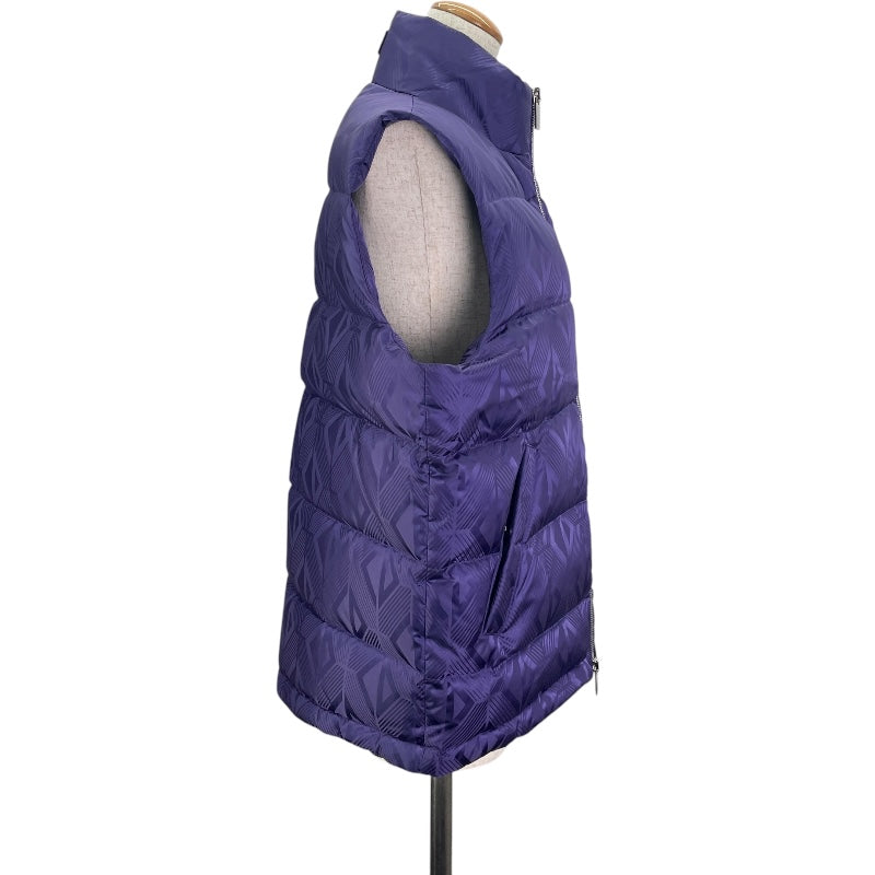 クリスチャン・ディオール Christian Dior CDダイヤモンド総柄ダウンベスト 033C410C5711 パープル ナイロン メンズ ダウンベスト