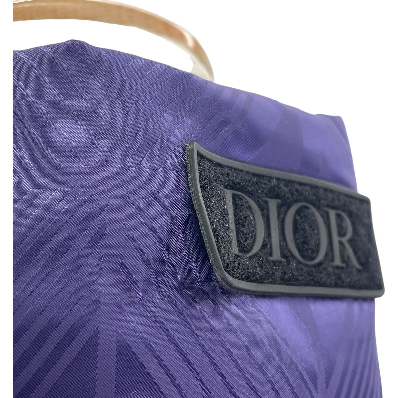 クリスチャン・ディオール Christian Dior CDダイヤモンド総柄ダウンベスト 033C410C5711 パープル ナイロン メンズ ダウンベスト