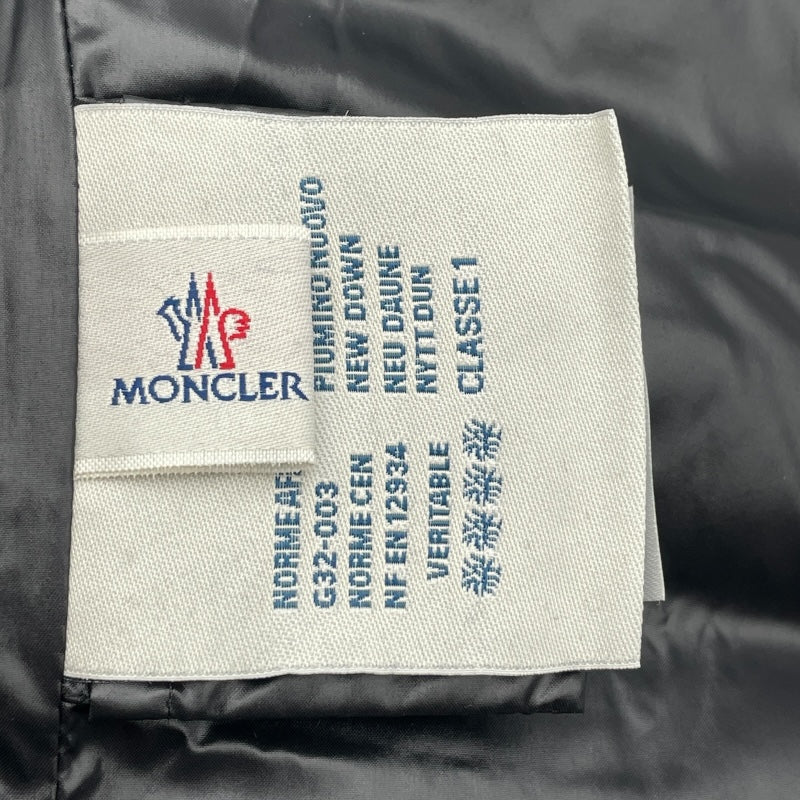 モンクレール MONCLER ASTEREツイードダウンジャケット 46968 ブラック ウール レディース ダウンジャケット