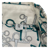 エルメス HERMES 総柄シャツ ホワイト コットン メンズ 長袖シャツ