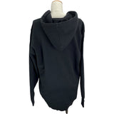 セリーヌ CELINE ロゴプリントスウェットパーカー 2Y70F670Q ブラック コットン レディース パーカー