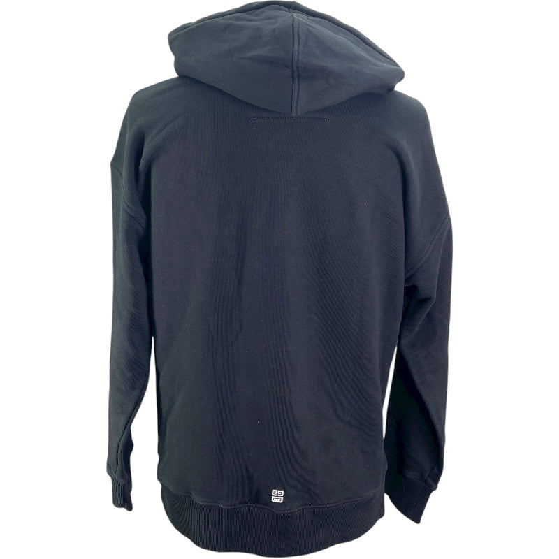 ジバンシィ GIVENCHY ロゴプリントスウェットパーカー BMJOHC3YAC ブラック コットン メンズ スウェット