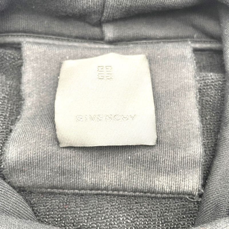 ジバンシィ GIVENCHY ロゴプリントスウェットパーカー BMJOHC3YAC ブラック コットン メンズ スウェット