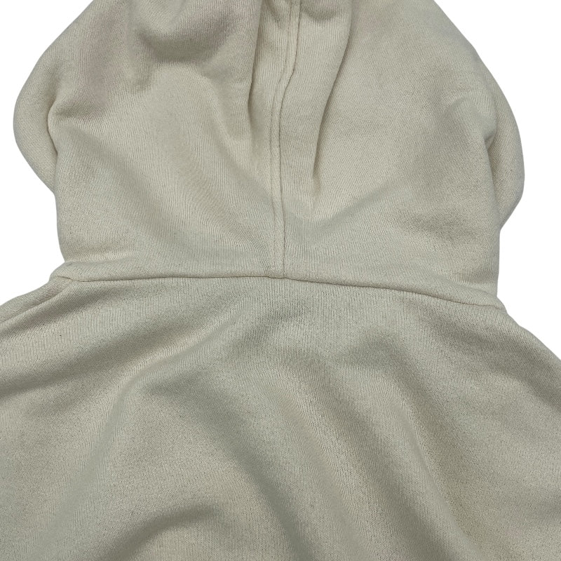 グッチ GUCCI ロゴプリントスウェットパーカー 454585 アイボリー コットン メンズ パーカー