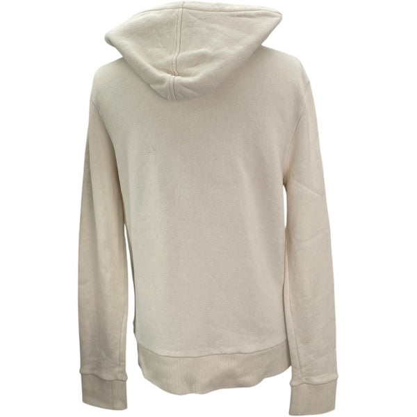 グッチ GUCCI ロゴプリントスウェットパーカー 454585 アイボリー コットン メンズ パーカー