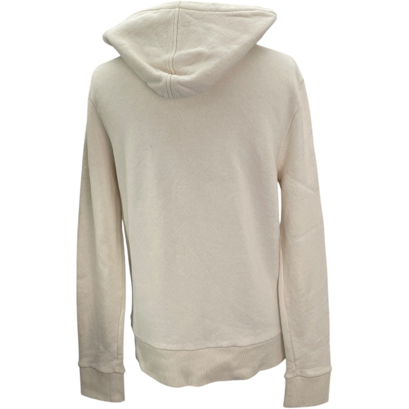 グッチ GUCCI ロゴプリントスウェットパーカー 454585 アイボリー コットン メンズ パーカー