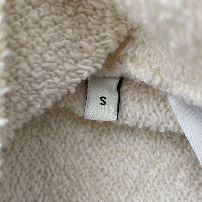 グッチ GUCCI ロゴプリントスウェットパーカー 454585 アイボリー コットン メンズ パーカー