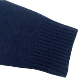 モンクレール MONCLER ロゴワッペンニットセーター ネイビー 羊毛 メンズ セーター