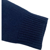 モンクレール MONCLER ロゴワッペンニットセーター ネイビー 羊毛 メンズ セーター