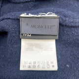 モンクレール MONCLER ロゴワッペンニットセーター ネイビー 羊毛 メンズ セーター