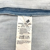 ドルチェ＆ガッバーナ Dolce & Gabbana ロゴ総柄プリント長袖シャツ G5FY4D ネイビー コットン メンズ 長袖シャツ