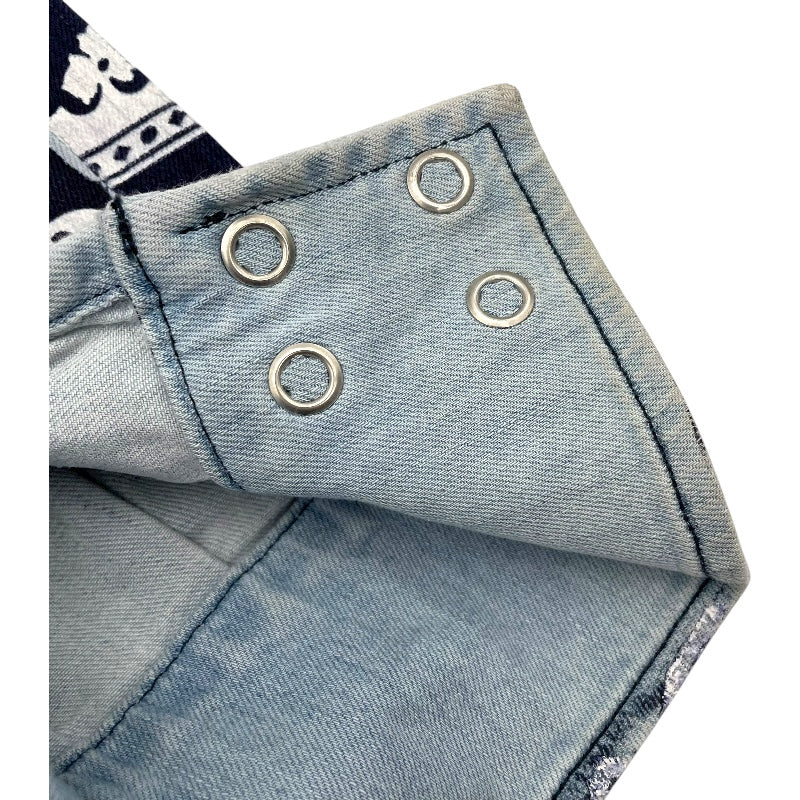 ドルチェ＆ガッバーナ Dolce & Gabbana ロゴ総柄プリント長袖シャツ G5FY4D ネイビー コットン メンズ 長袖シャツ