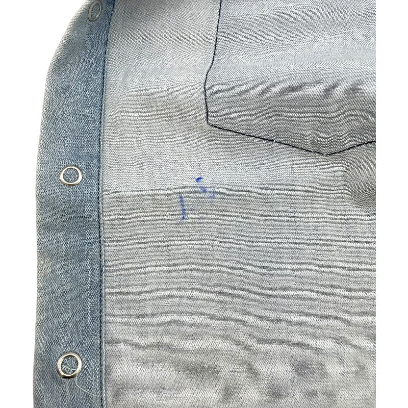 ドルチェ＆ガッバーナ Dolce & Gabbana ロゴ総柄プリント長袖シャツ G5FY4D ネイビー コットン メンズ 長袖シャツ