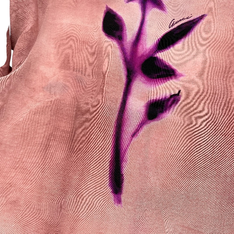 グッチ GUCCI フローラルシルクブラウス 779352 ピンク シルク レディース ブラウス