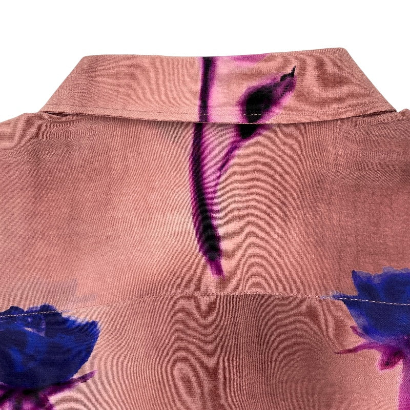 グッチ GUCCI フローラルシルクブラウス 779352 ピンク シルク レディース ブラウス