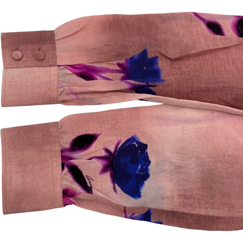 グッチ GUCCI フローラルシルクブラウス 779352 ピンク シルク レディース ブラウス