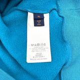 ルイ・ヴィトン LOUIS VUITTON シグネチャーロゴスウェットパーカー HNY56W ブルー コットン メンズ パーカー