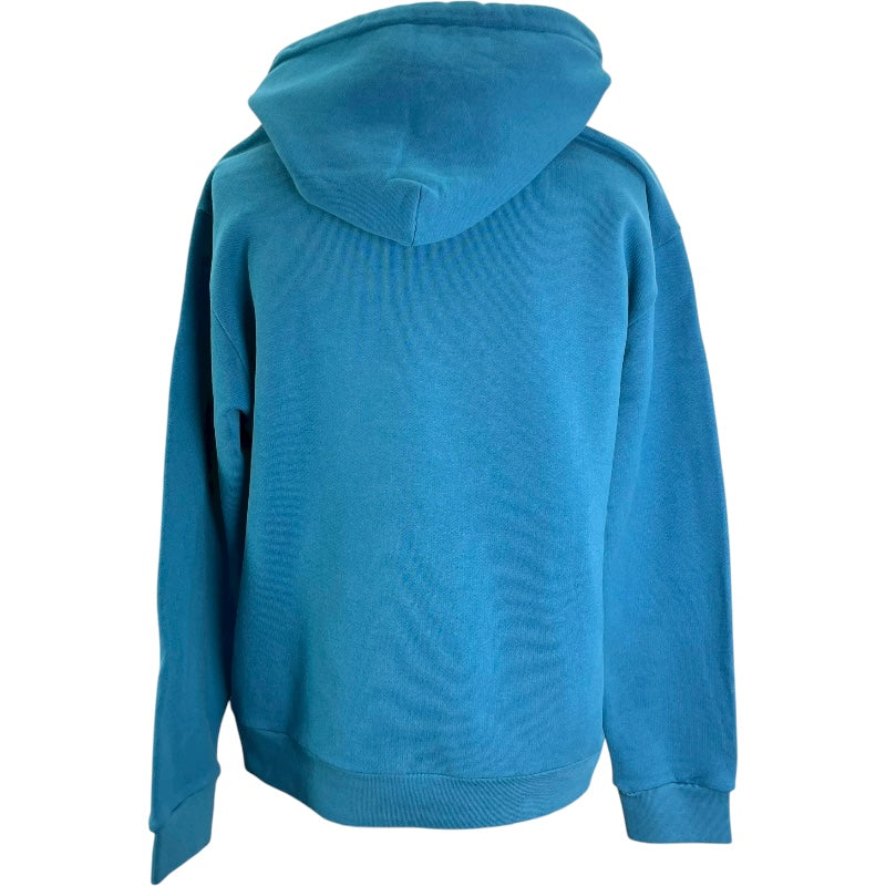 ルイ・ヴィトン LOUIS VUITTON シグネチャーロゴスウェットパーカー HNY56W ブルー コットン メンズ パーカー