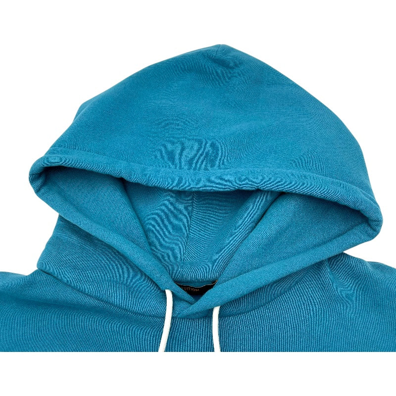 ルイ・ヴィトン LOUIS VUITTON シグネチャーロゴスウェットパーカー HNY56W ブルー コットン メンズ パーカー