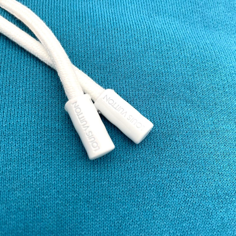 ルイ・ヴィトン LOUIS VUITTON シグネチャーロゴスウェットパーカー HNY56W ブルー コットン メンズ パーカー