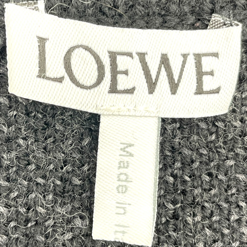 ロエベ LOEWE アナグラムロゴハーフジップニットセーター H526Y14KAC ブラック ウール メンズ セーター