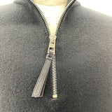 ロエベ LOEWE アナグラムロゴハーフジップニットセーター H526Y14KAC ブラック ウール メンズ セーター