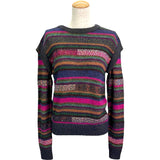 シャネル CHANEL ビジュー装飾ニットセーター P44969 マルチカラー ウール レディース セーター