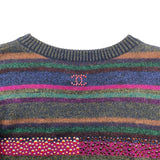 シャネル CHANEL ビジュー装飾ニットセーター P44969 マルチカラー ウール レディース セーター