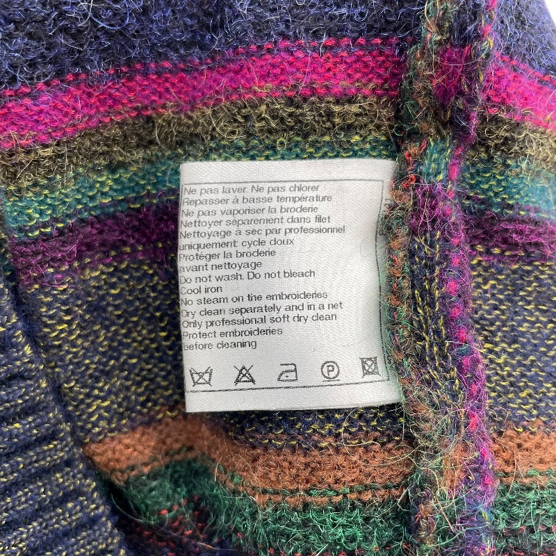 シャネル CHANEL ビジュー装飾ニットセーター P44969 マルチカラー ウール レディース セーター