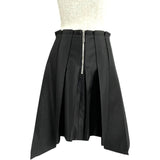 ルイ・ヴィトン LOUIS VUITTON シンメトリープリーツスカート FSSK82 ブラック ウール/シルク レディース スカート