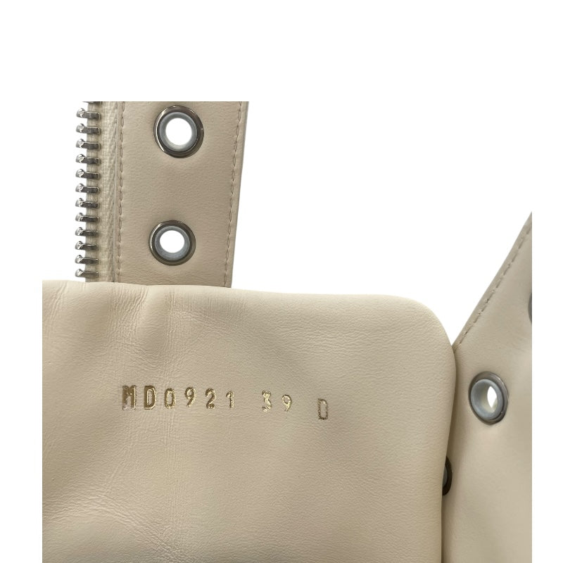 クリスチャン・ディオール Christian Dior D-Leader カナージュキルティングブーツ MD0921 ホワイト レディース ブーツ