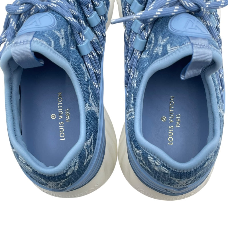 ルイ・ヴィトン LOUIS VUITTON ファストレーンライン モノグラムデニムスニーカー デニム モノグラム・デニムデニム メンズ スニーカー