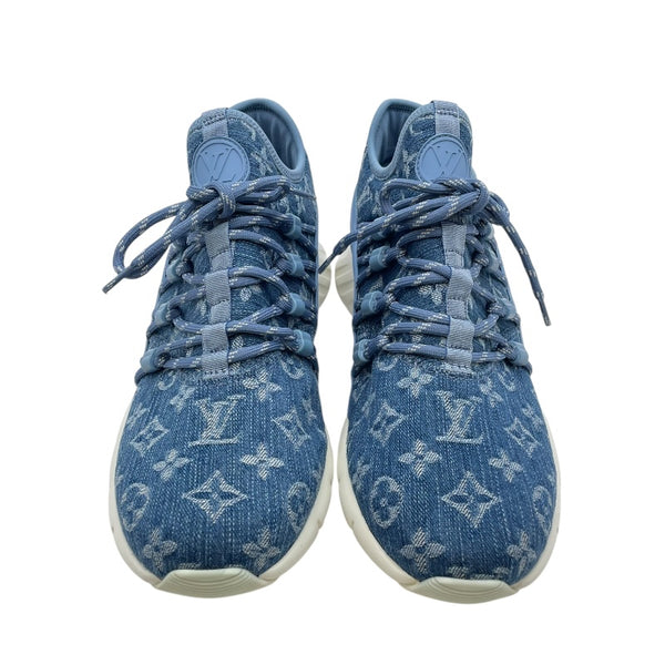 ルイ・ヴィトン LOUIS VUITTON ファストレーンライン モノグラムデニムスニーカー デニム モノグラム・デニムデニム メンズ スニーカー