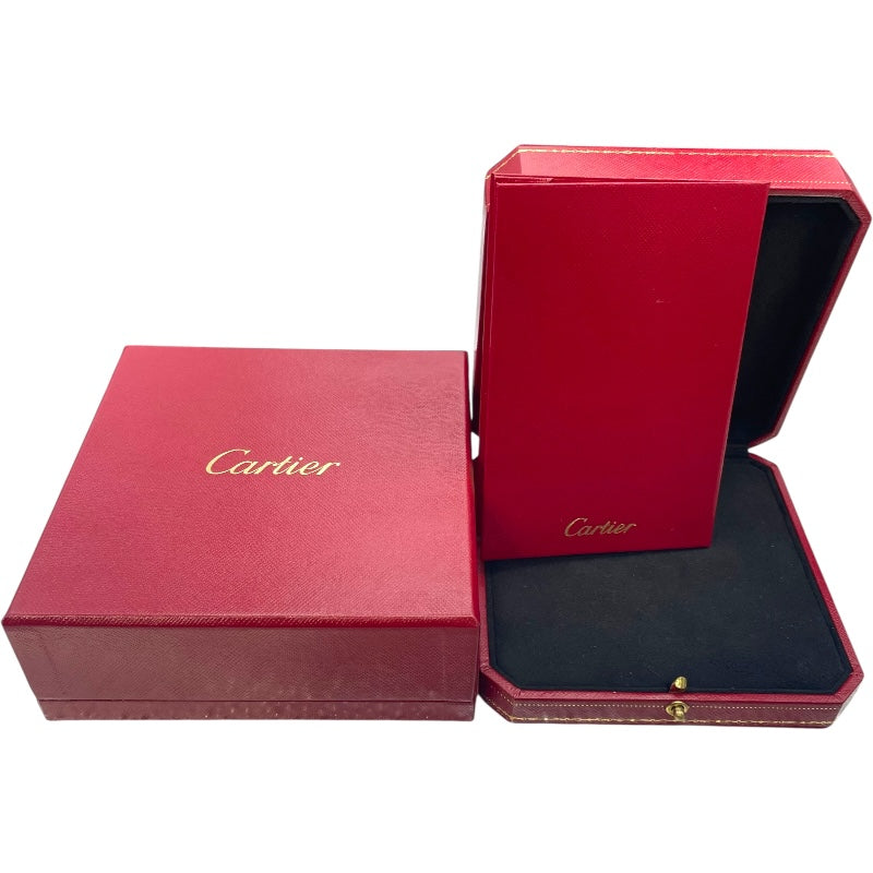 カルティエ Cartier トリニティ ダブルチェーン ネックレス イエローゴールド×ホワイトゴールド×ピンクゴールド K18YG/K18PG/K18WG ジュエリー