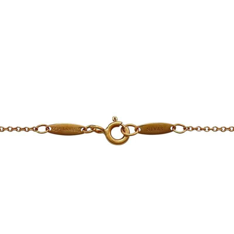 ティファニー TIFFANY＆CO バイザヤードネックレス ピンクゴールド Au750 ジュエリー
