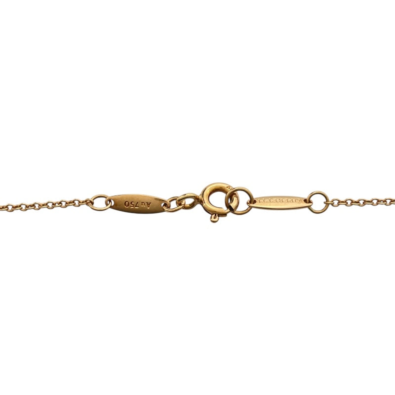 ティファニー TIFFANY＆CO バイザヤードネックレス ピンクゴールド Au750 ジュエリー