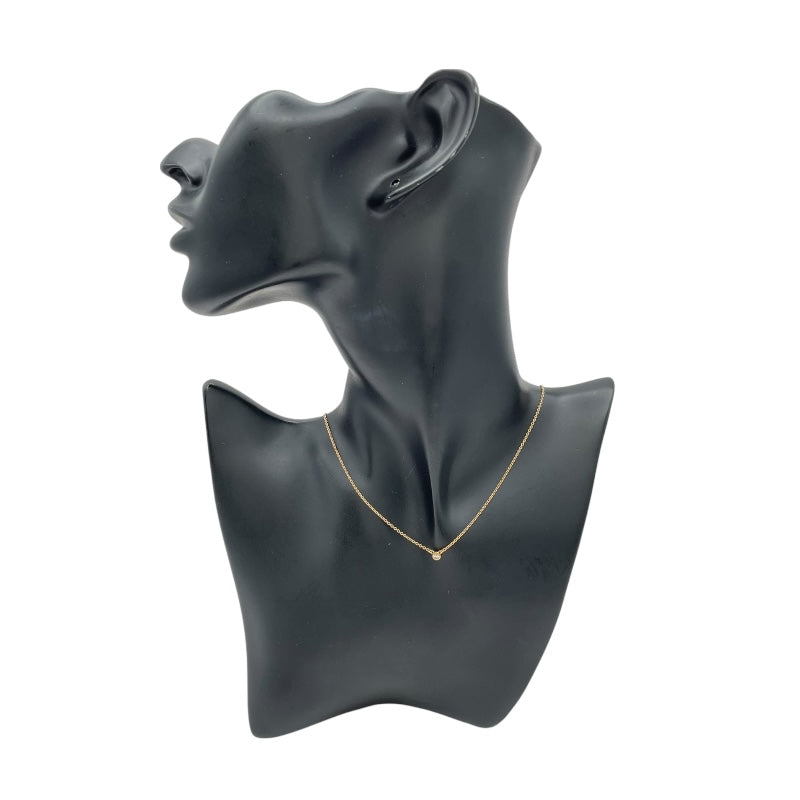 ティファニー TIFFANY＆CO バイザヤードネックレス ピンクゴールド Au750 ジュエリー