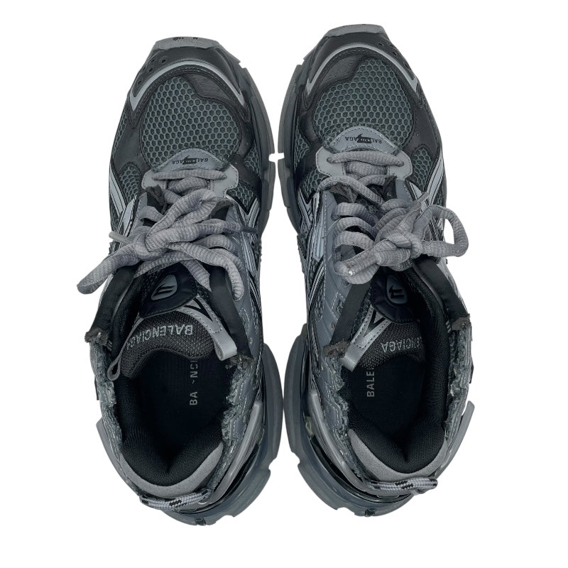 バレンシアガ BALENCIAGA RUNNER ローカットスニーカー 677403 グレー メンズ スニーカー