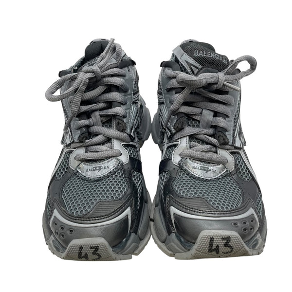 バレンシアガ BALENCIAGA RUNNER ローカットスニーカー 677403 グレー メンズ スニーカー