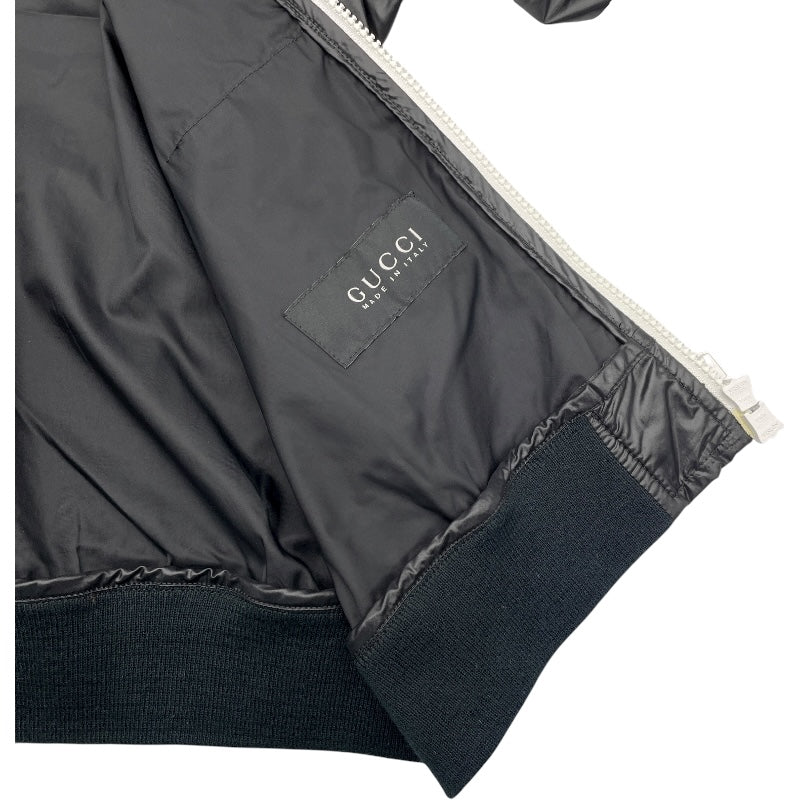 グッチ GUCCI シェリーラインナイロンジャケット 210109 ブラック ナイロン メンズ ナイロンジャケット