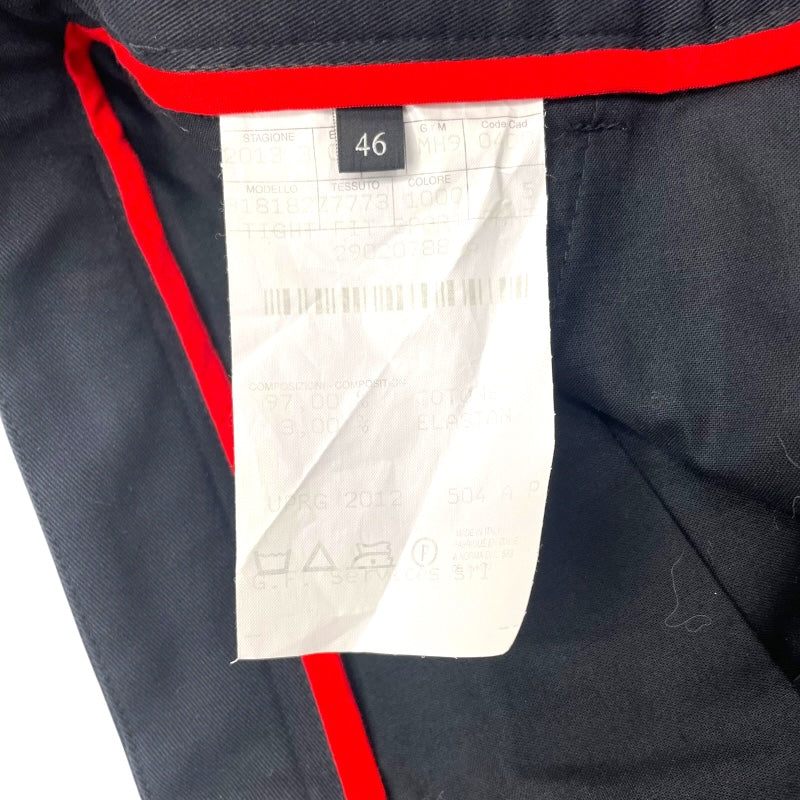 グッチ GUCCI スラックスパンツ 318182 ブラック コットン レディース その他ボトムス