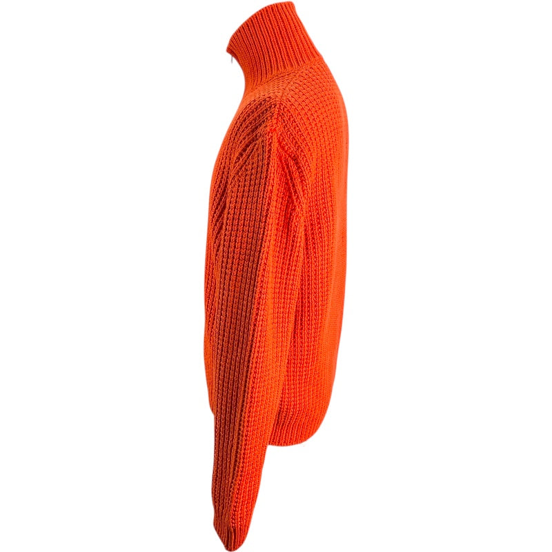 グッチ GUCCI ドライバーズニットセーター 353498 オレンジ コットン メンズ ニット