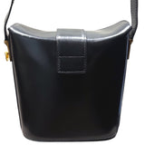 セリーヌ CELINE ガンチーニショルダーバッグ ブラック レザー レディース ショルダーバッグ