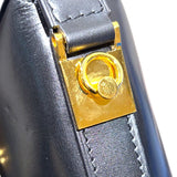 セリーヌ CELINE ガンチーニショルダーバッグ ブラック レザー レディース ショルダーバッグ