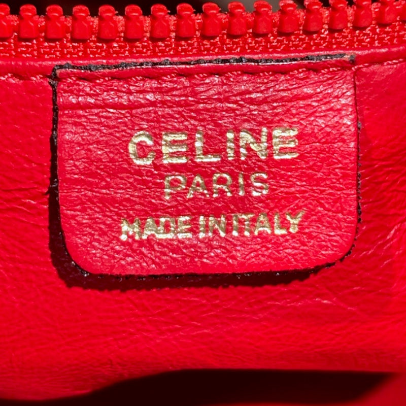 セリーヌ CELINE ガンチーニショルダーバッグ ブラック レザー レディース ショルダーバッグ