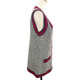 グッチ GUCCI シェリーラインツイードベスト 472101 ブラック ツイード レディース ベスト