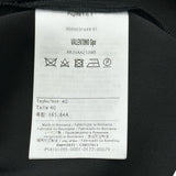 レッドヴァレンティノ RED VALENTINO 半袖フリルワンピース RR3VAA250WB ブラック アセラート レディース ワンピース