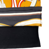 エルメス HERMES ツイルレーヌ切替ニットワンピース ブラック シルク/ウール レディース ワンピース
